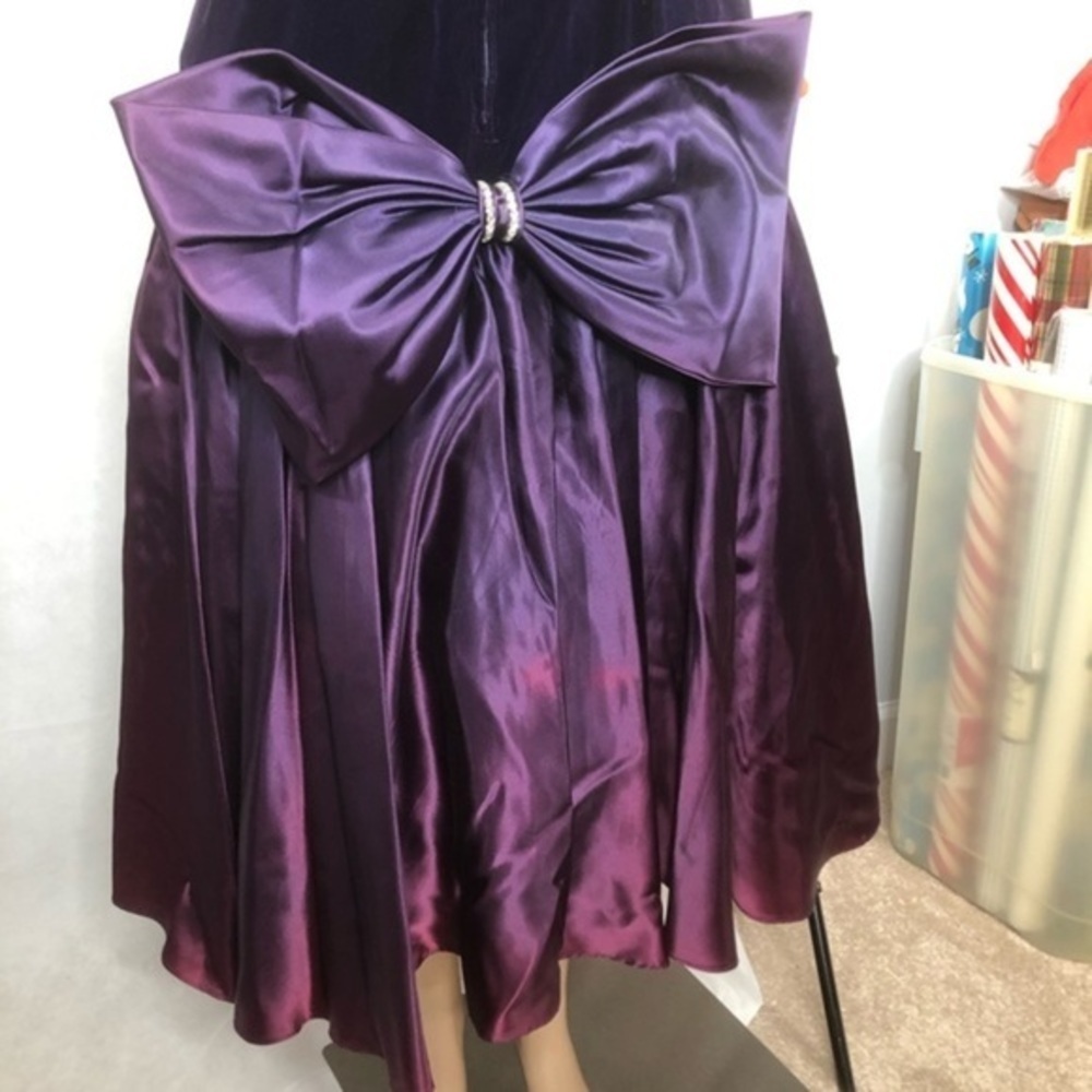 𝅺Karen Lukas vintage dress in rich velour - Picture 11 of 16